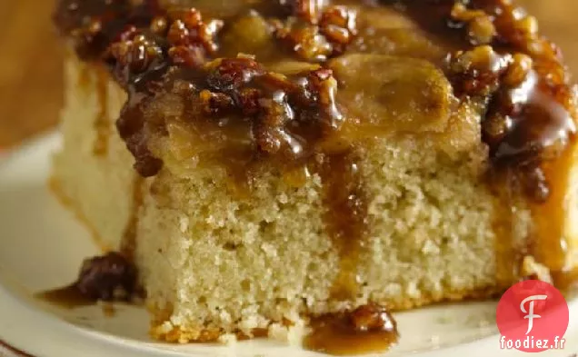 Gâteau aux Pommes Au Caramel Chaud Sans Gluten