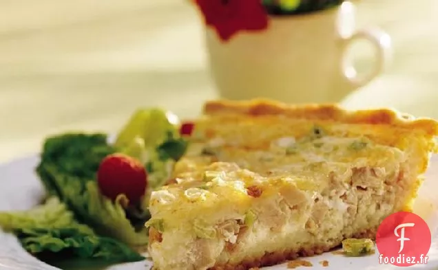 Quiche Facile au Fromage et au Bacon