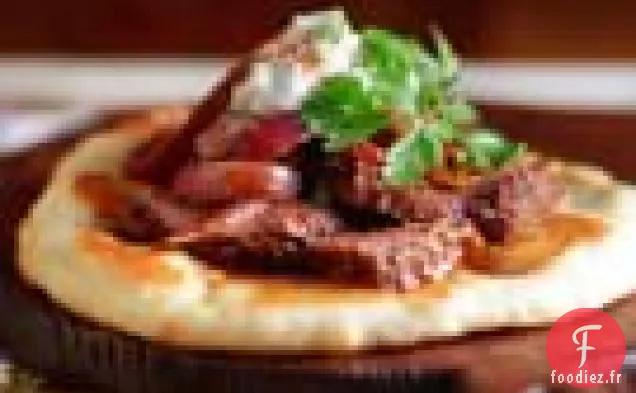 Gigot D'Agneau Tandoori Avec Raita Au Concombre