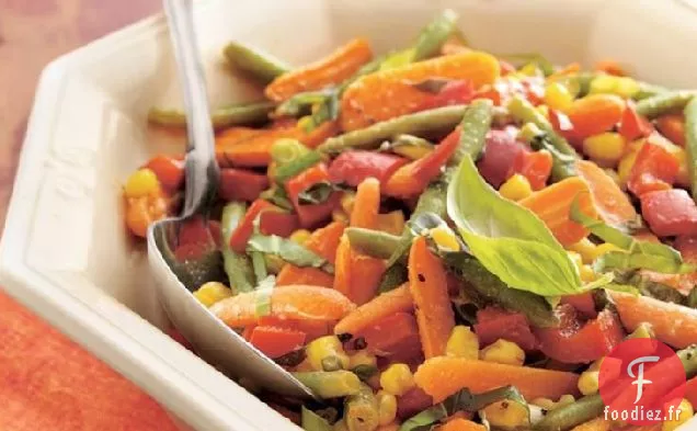 Légumes rôtis au Basilic (Taille de foule)
