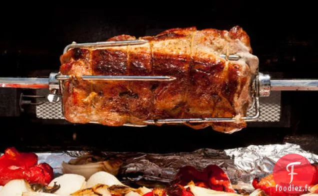 Longe de Porc Rôtie Cubaine aux Poivrons et Oignons
