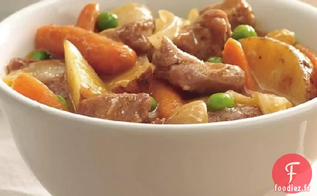 Ragoût de Porc de Récolte à la Mijoteuse