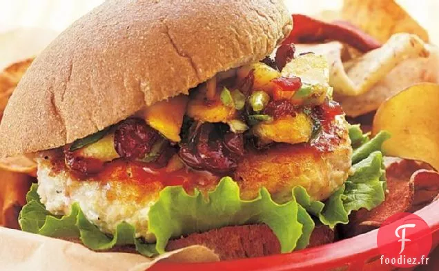 Burgers de Dinde au Chutney