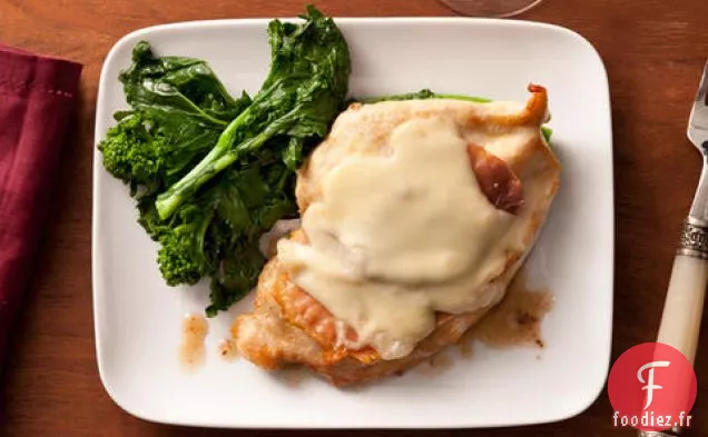 Pollo alla Valdostana (Poulet au Prosciutto et Fromage Fontina)