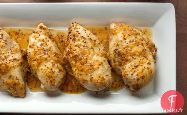 Poitrines De Poulet Cuites au Four À l'Orange-Miel-Moutarde
