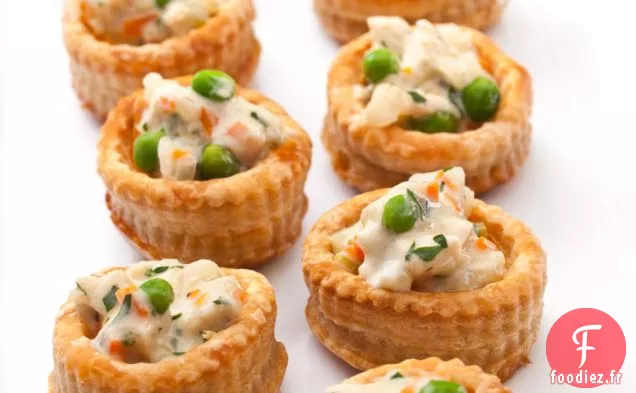 Bouchées de Tarte au Poulet