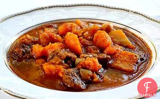 Ragoût D'Agneau Épicé À La Courge Musquée
