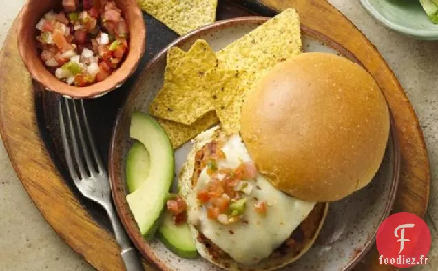 Hamburgers à la Dinde du Ranch du Sud-Ouest