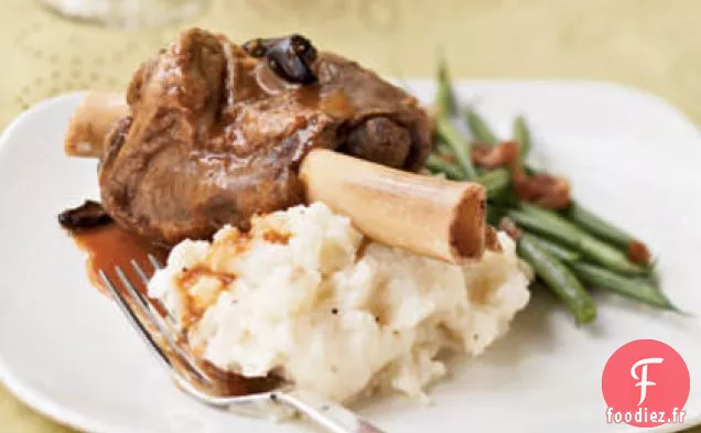 Jarrets d'Agneau Braisés à l'Orange et aux Olives