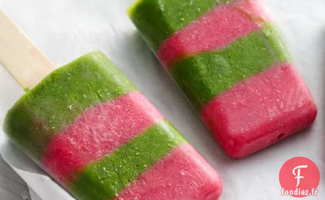 Pops Smoothie Vert Fraise
