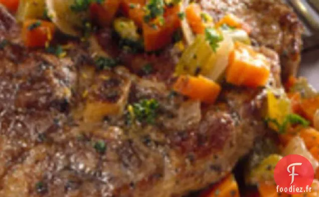 Jarrets De Veau Braisés, Style Milan