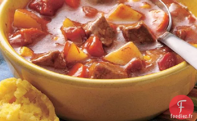 Ragoût de Boeuf au Bacon et au Chili