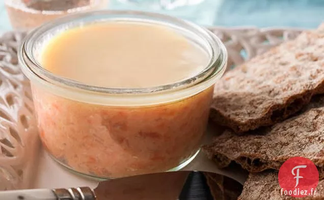 Rillettes de Saumon Fumé et Cuit à la Vapeur