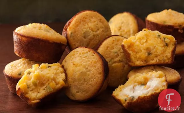 Muffins au Pain de Maïs Jalapeño