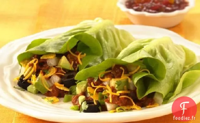 Wraps de Salade Taco à l'envers