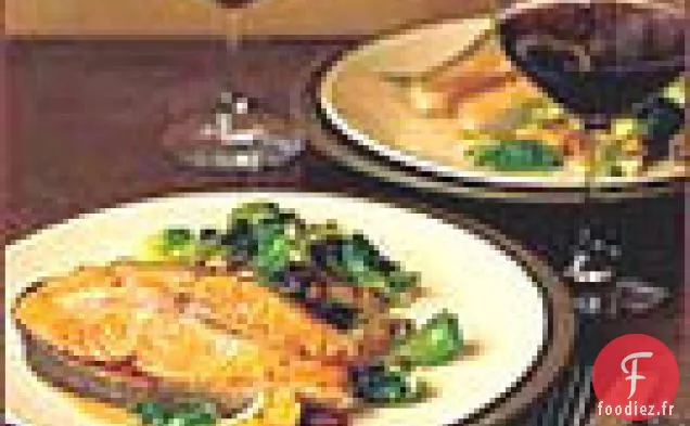 Saumon Glacé au Hachis de Chou de Bruxelles