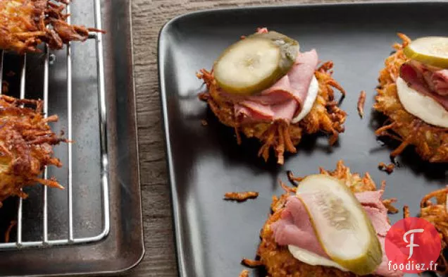 Latkes de Céleri-rave au Pastrami