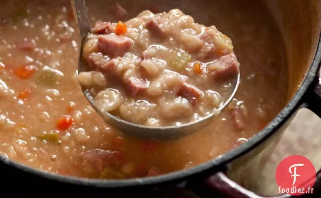 Soupe de Haricots Blancs et Jambon