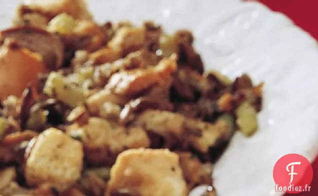 Farce au Levain et au Riz Sauvage à la Mijoteuse