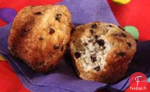 Muffins aux Pépites de Chocolat et à la Banane