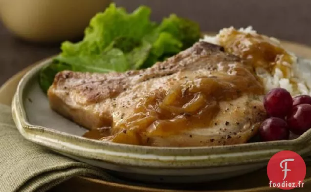 Côtelettes De Porc Étouffées