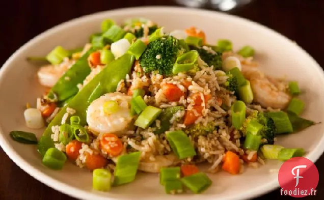 Riz Frit Aux Crevettes