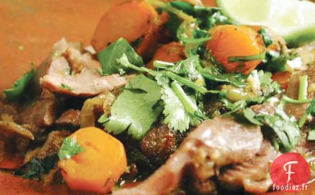 Jarrets d'Agneau au Citron Vert et à la Coriandre