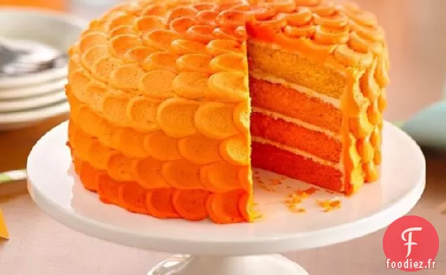 Gâteau Ombre à la Mandarine