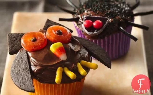 Cupcakes Hibou et Araignée