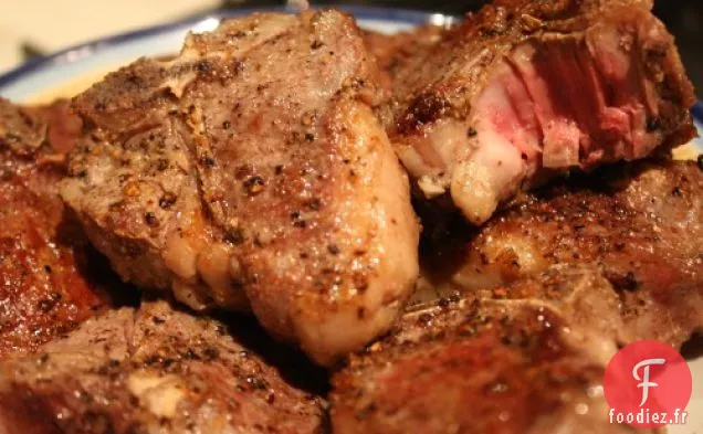 Côtelettes D'Agneau Aux Asperges