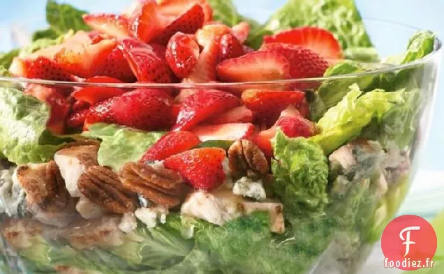 Salade de Poulet En Couches d'Été