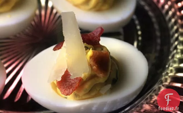 Œufs Farcis au Bacon et au Cheddar