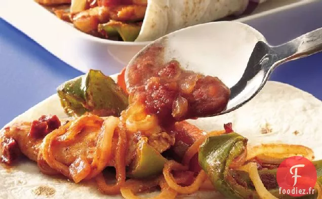 Sauté de Fajita de Poulet Grillé