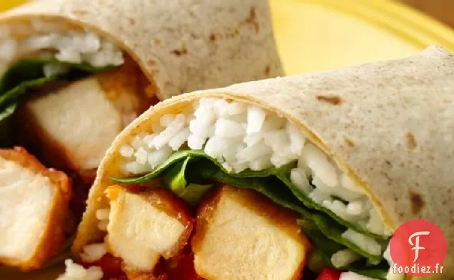 Wraps de Poulet Aigre-Doux