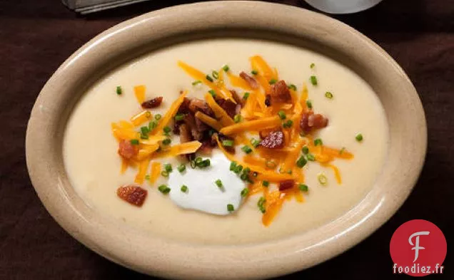 Soupe de Pommes De Terre Au Four Chargée