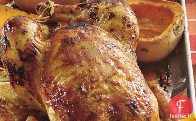 Poulet Rôti Teriyaki et Courge