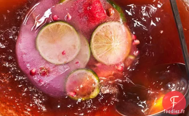 Punch Mousseux au Rhum et à la Grenade