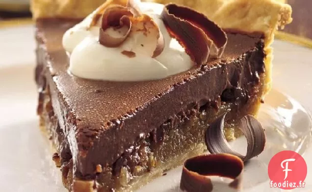 Tarte Aux Pacanes en Soie Au Chocolat