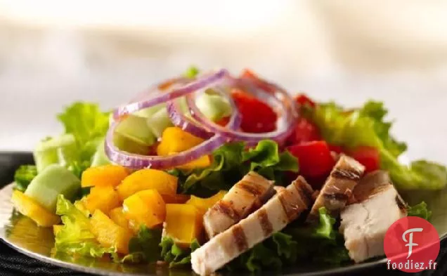 Salade de Poulet à la Gaspacho