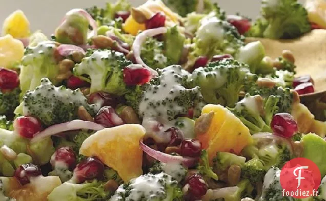Salade de Brocoli à la Grenade et aux Agrumes
