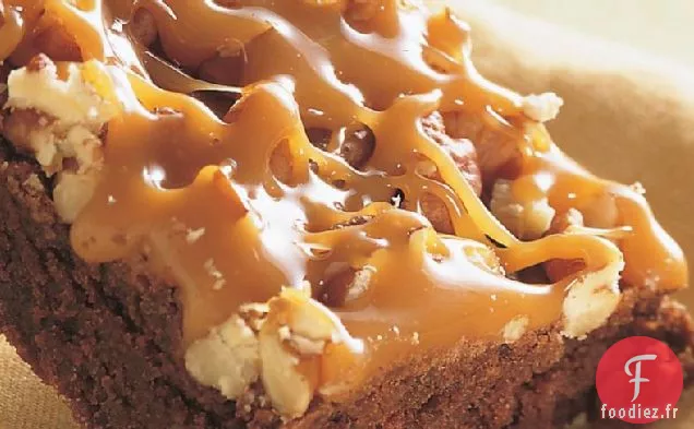 Brownies au Caramel et aux Pacanes