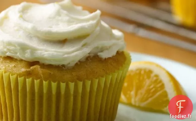 Cupcakes Sans Gluten pour Amoureux du Citron avec Glaçage à la Crème au Beurre au Citron
