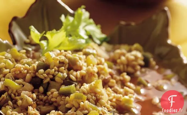 Cocotte d'Orge et de Noix de Pin