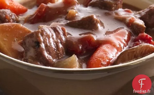 Ragoût de Bœuf Mijoté aux champignons Shiitake