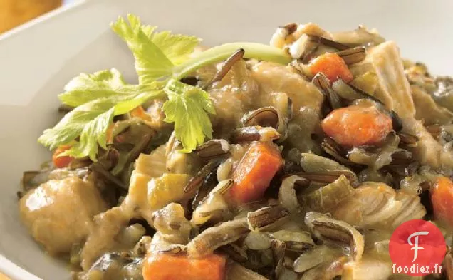 Cocotte de Dinde à la Mijoteuse - Riz Sauvage