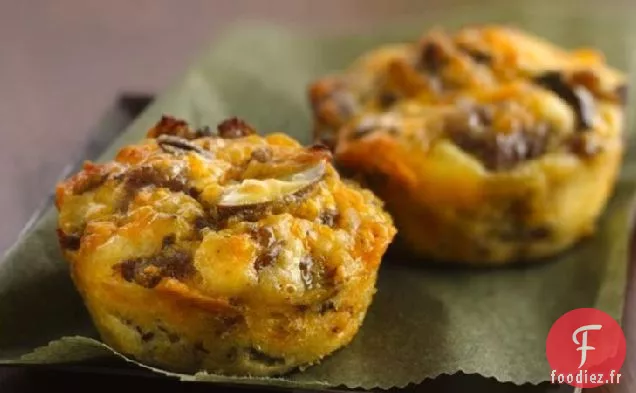 Mini Tartes à la Saucisse pour le petit déjeuner Incroyablement Faciles