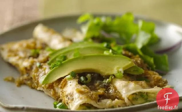 Enchiladas Verde au Fromage