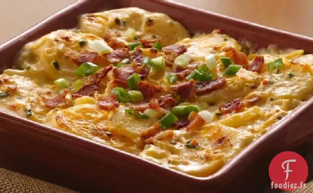 Pommes De Terre Chargées Garnies de Bacon