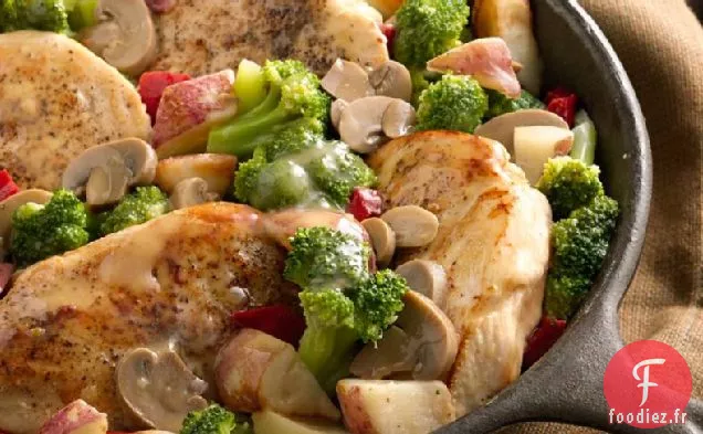 Dîner de Poulet Maison