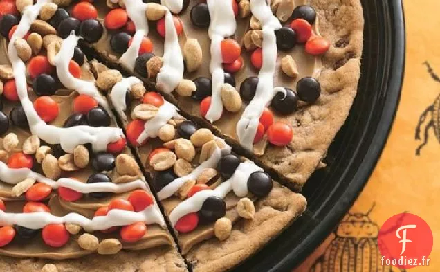 Pizza aux Biscuits d'Halloween Cacahuètes